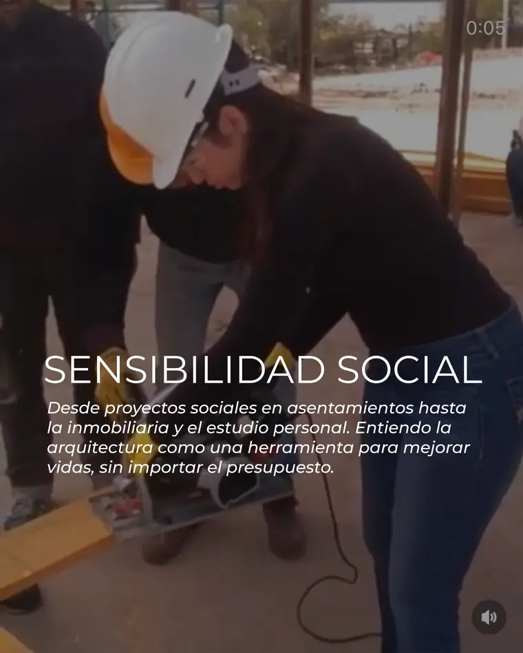 Sensibilidad Social: proyectos sociales en asentamientos y arquitectura con propósito